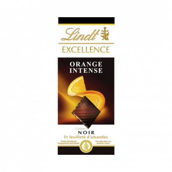 Lindt Excellence Orange Intense Noir, 100g